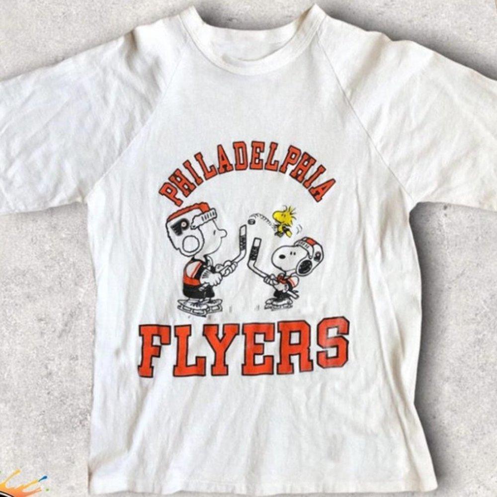 Retro Nhl Philadelphia Flyers Tshirt Philadelphia Flyers Shirt